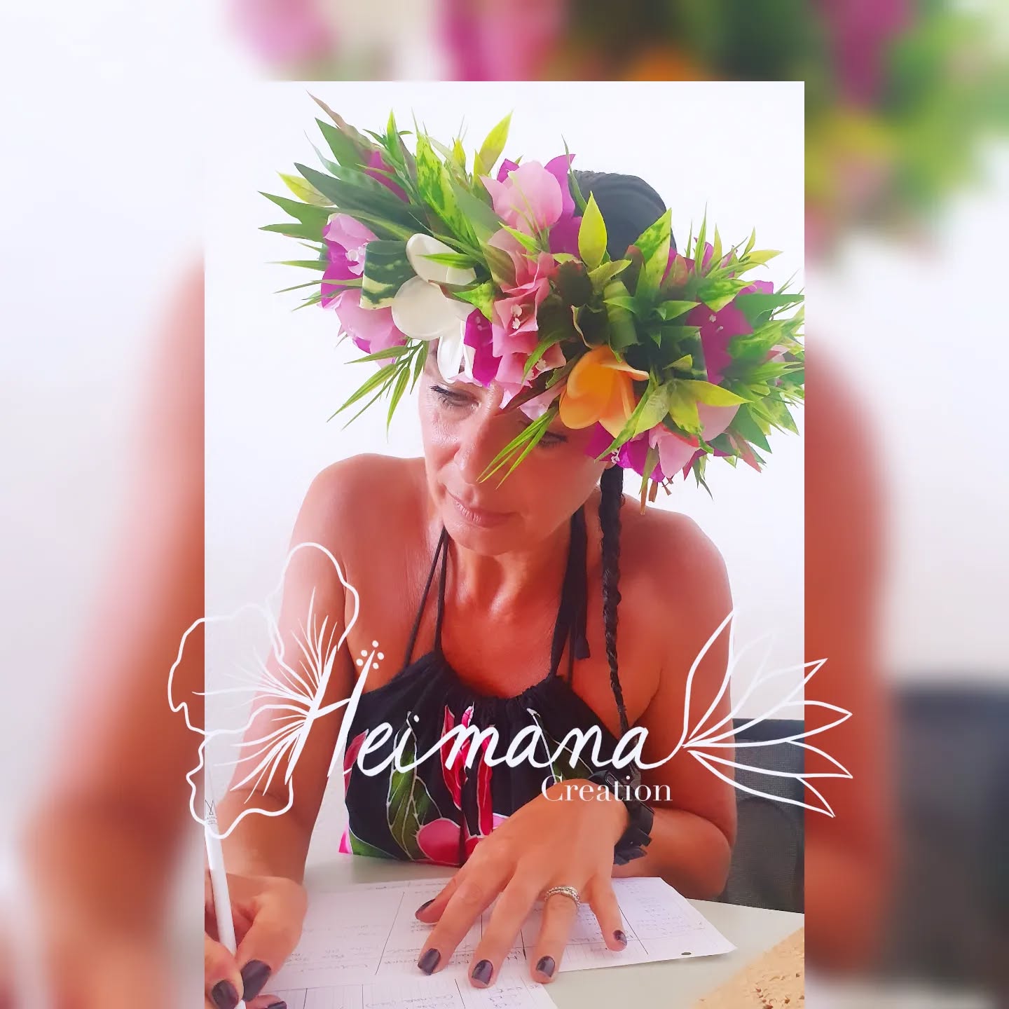 Atelier création, au travail